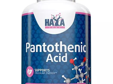 Haya Labs Pantothenic Acid (Vitamin B5) 100 Capsules