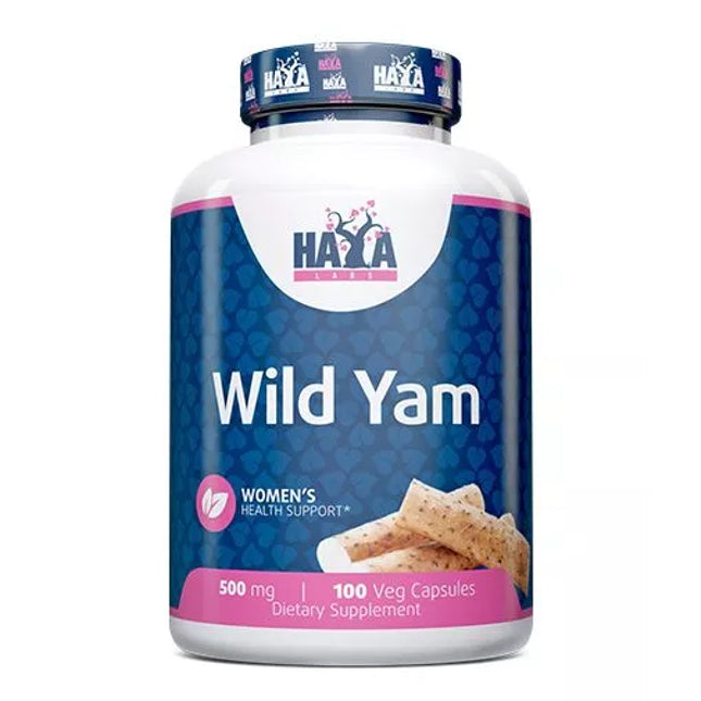 Haya Labs Wild Yam (Gauruotoji dioskorėja) 100 kaps.