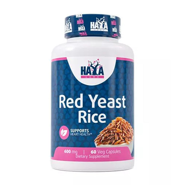 Haya Labs Red Yeast Rice (Raudonųjų mielių ryžių ekstraktas) 60 kaps.
