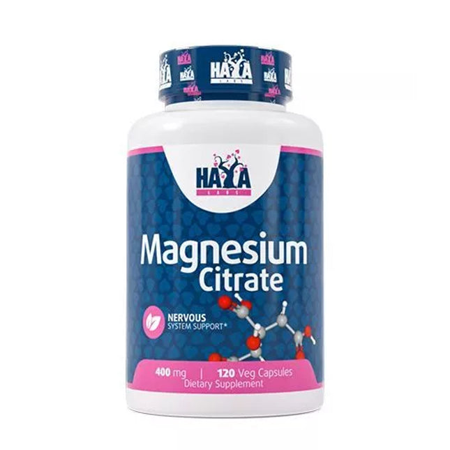 Haya Labs Magnesium 120 caps. (Magnesium Citrate)