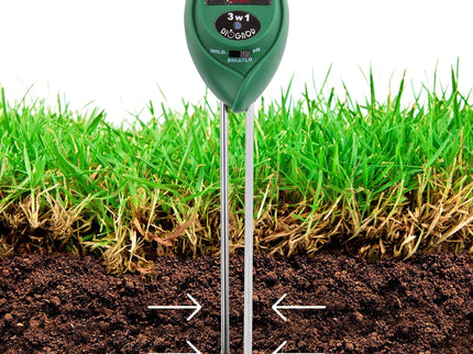 3in1 dirvožemio matuoklis