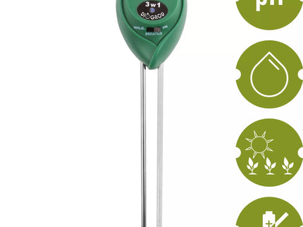 3in1 dirvožemio matuoklis