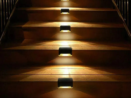 4-piece stair lamp set