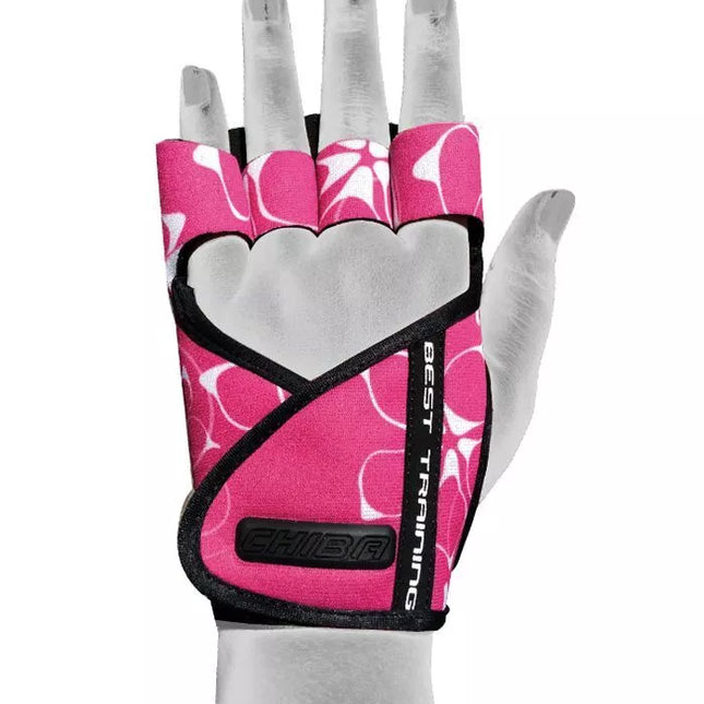 Chiba Lady Motivation Gloves 40936 (Pink/White/Black) pirštinės