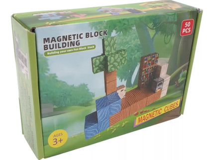 50 magnetinių kubelių rinkinys