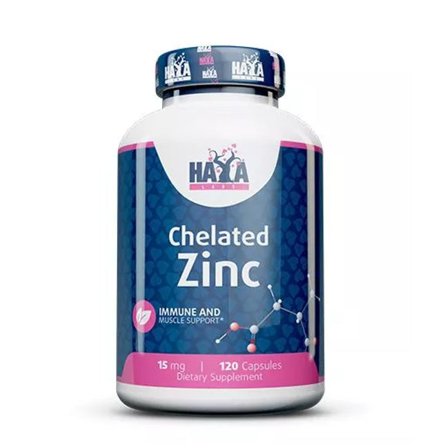 Haya Labs Zinc (Zinc Aspartate) 120 Capsules