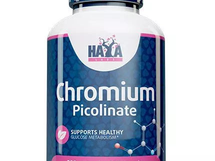 Haya Labs Chromium Picolinate (Chromo pikolinatas) 100 kaps.