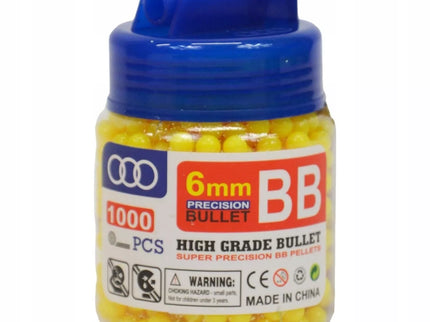 6 mm BB plastikinės kulkos - šratai 1000vnt.
