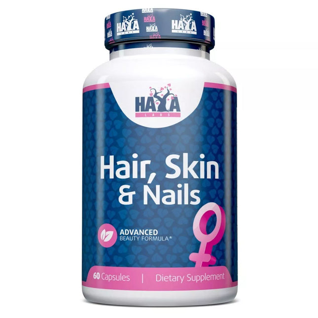 Haya Labs Hair, Skin and Nails 60 capsules (vitamins for hair, skin and nails)