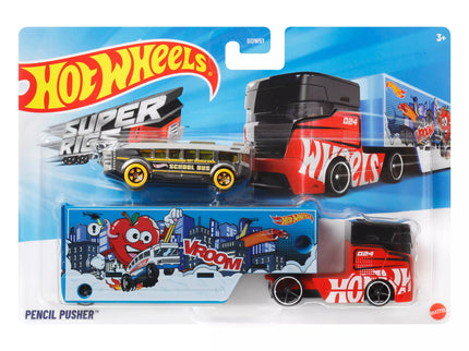 HOT WHEELS Transporter and Toy Car Set (BDW51)