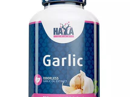 Haya Labs Odorless Garlic (Bekvapis česnakas) 120 kaps.