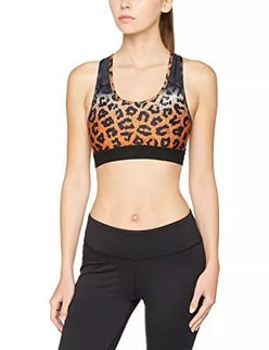 Anarchy Ocelot Sports Bra (gray/orange)