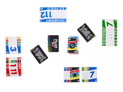 UNO PHASE 10 – sutampančių kortų žaidimas (FFY05)