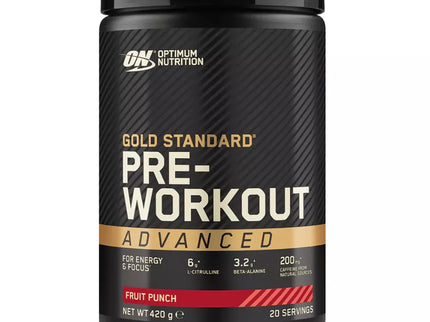 Optimum Nutrition Gold Standard Pre-workout Advanced 420 g.