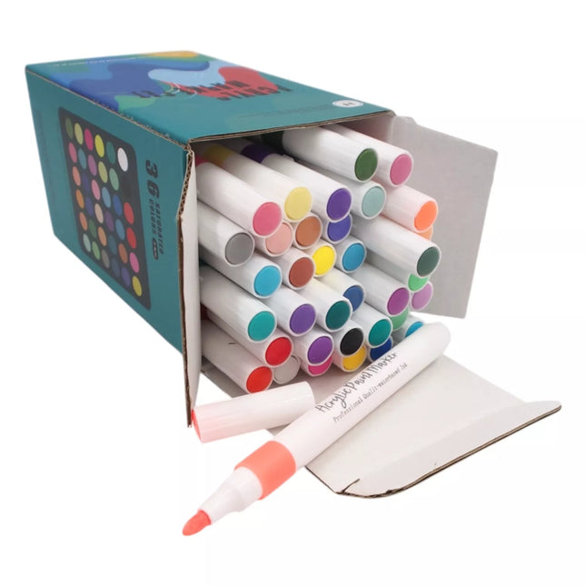 Akrilinių flomasterių rinkinys „Art Walker“, 36 spalvos