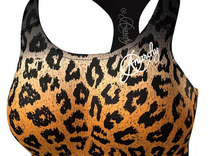 Anarchy Ocelot Sports Bra (gray/orange)
