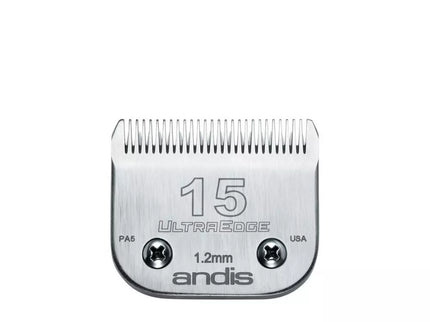 Andis plaukų kirpimo peiliukai UltraEdge Size 15, 3/64" - 1.2 mm