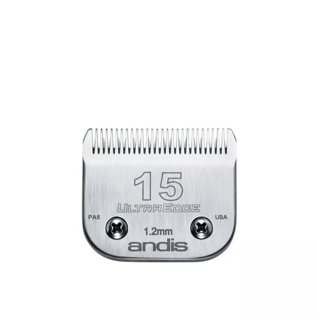Andis UltraEdge Hair Cutting Blades Size 15, 3/64" - 1.2 mm