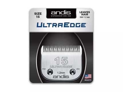 Andis plaukų kirpimo peiliukai UltraEdge Size 15, 3/64" - 1.2 mm