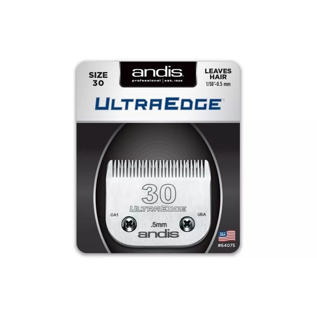 Andis UltraEdge Hair Cutting Blades Size 30, 1/50" - 0.5 mm