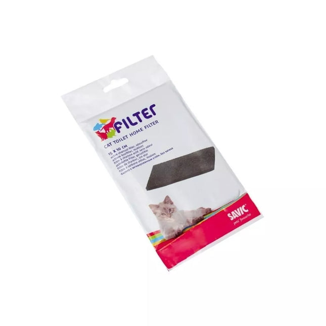 Carbon filter for enclosed cat litter boxes, 15x10 cm