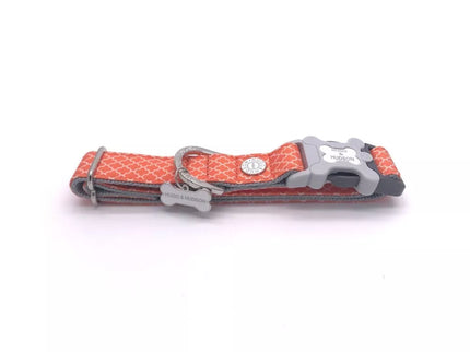 Orange Collar with Ornament, Size M