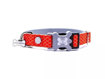 Orange Collar with Ornament, Size M