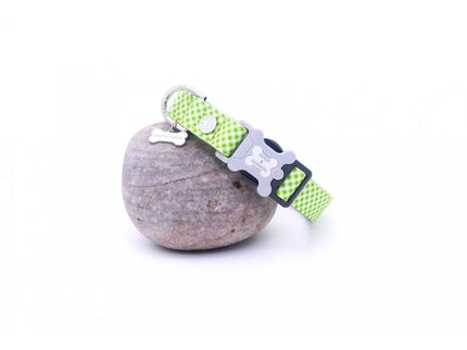 Green Plaid Collar, Size S