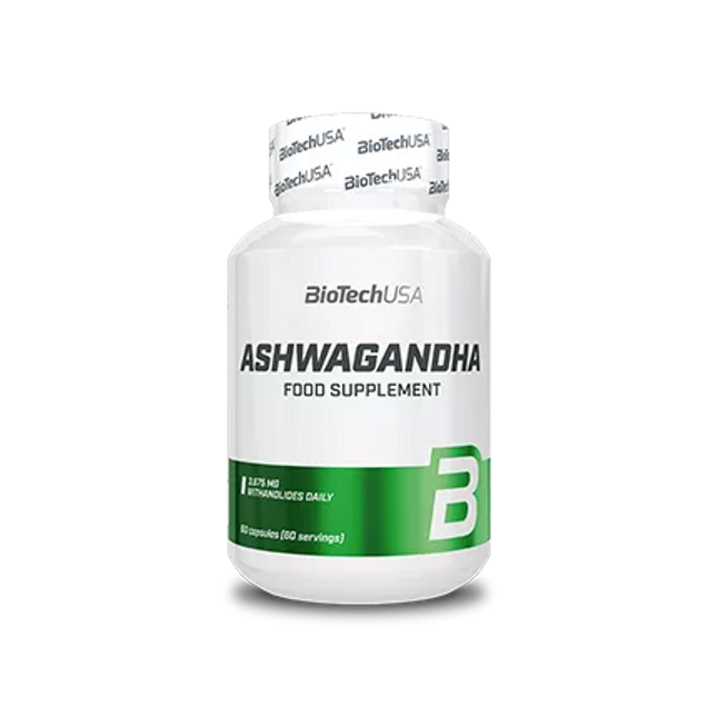 BioTech Ashwagandha, 60 capsules.