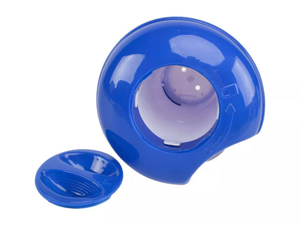 Pool float with chlorine dispenser and thermometer