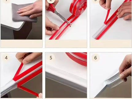 Bespalvė apsauginė juosta, 3 m