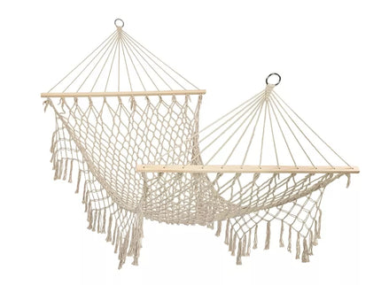 Boho stiliaus sodo hamakas