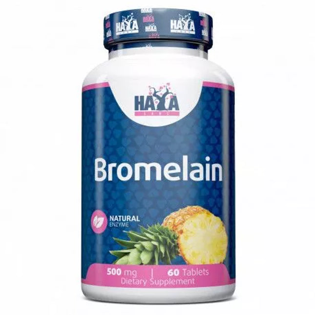 Haya Labs Bromelain (bromelainas) 60 kaps.