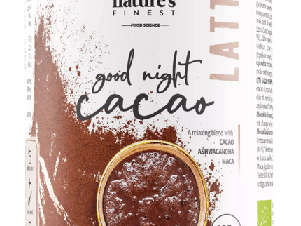 Nature&#39;s Finest gėrimo milteliai „Good Night Latte“, ekologiški 125 g.