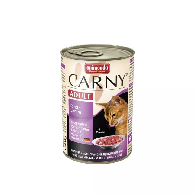 Carny Adult 400 g Canned Food for Adult Cats with Beef and Lamb
