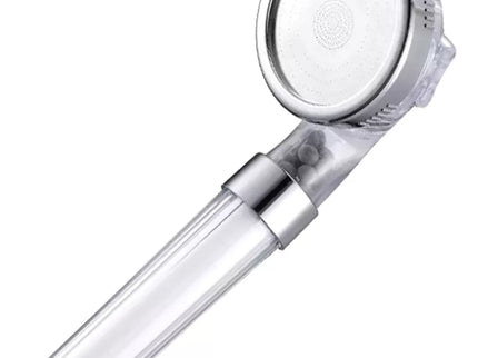 Chromo spalvos dušo galvutė su jonizacijos funkcija