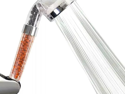 Chromo spalvos dušo galvutė su jonizacijos funkcija