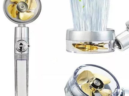 Chromuota dušo galvutė su STOP funkcija