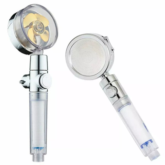 Chromuota dušo galvutė su STOP funkcija