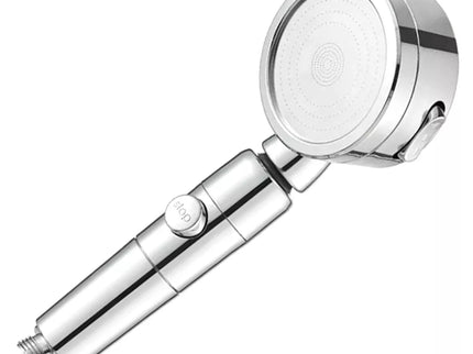 Chromuota dušo galvutė su ventiliatoriumi