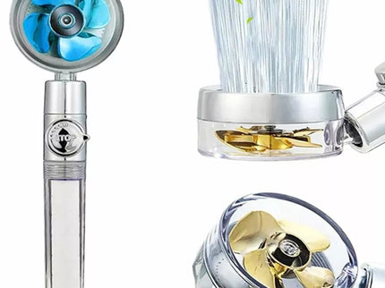 Chromuota dušo galvutė su STOP funkcija