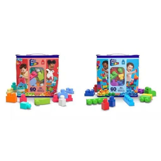 MEGA BLOKS Building Block Set (60 pcs. in Basket) (CYP67)