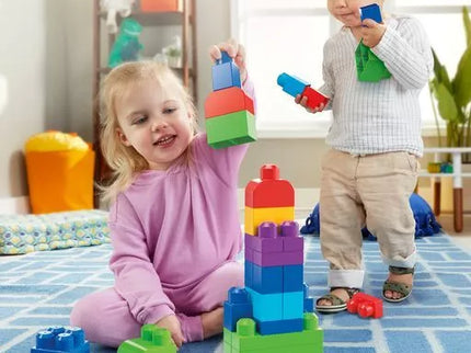 MEGA BLOKS kaladėlių rinkinys (krepšyje 60 det.) (CYP67)