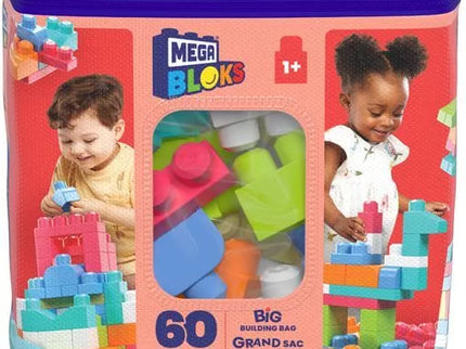 MEGA BLOKS kaladėlių rinkinys (krepšyje 60 det.) (CYP67)