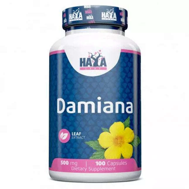 Haya Labs Damiana (Damiana Leaf Extract) 100 Caps.