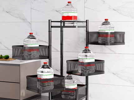 Daugiafunkcinė lentyna su ratukais