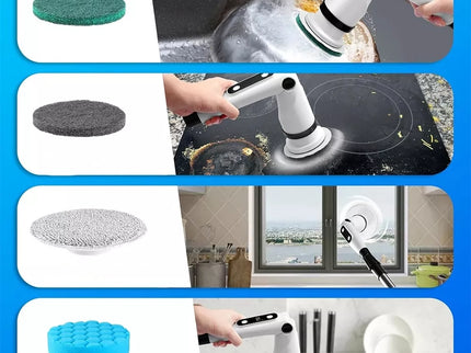 Daugiafunkcinis valymo šepetys "9 viename"