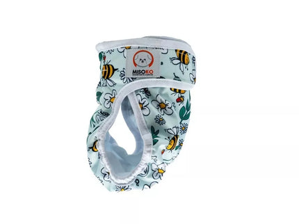 Reusable Diapers for Female Dogs, M, Blue Color