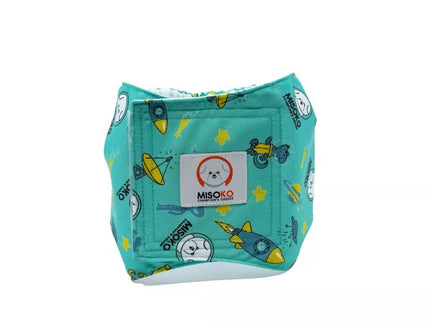 Reusable Male Dog Diapers, Size S, Mint Color