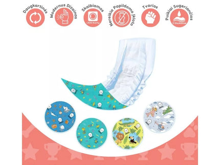 Reusable Male Dog Diapers, Size S, Mint Color